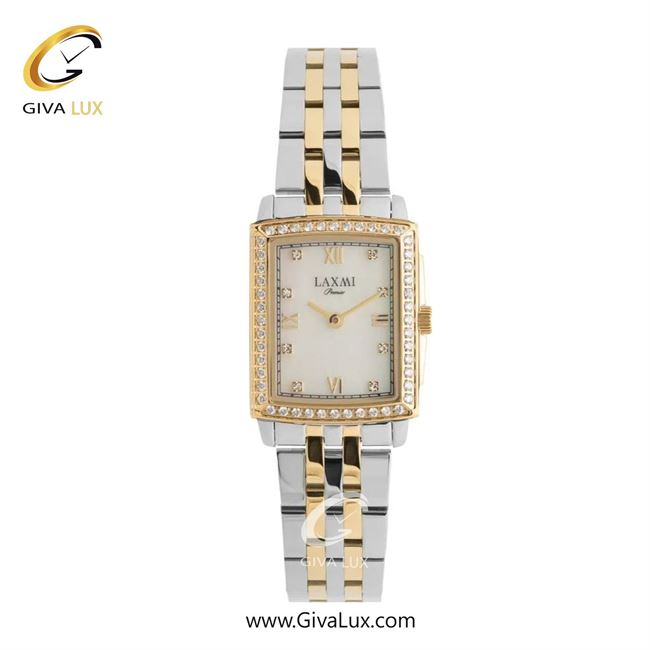 ساعت مچی اورجینال زنانه لاکسمی طلایی | نقره ای-طلایی| سفید| کد رفرنس 8826-3