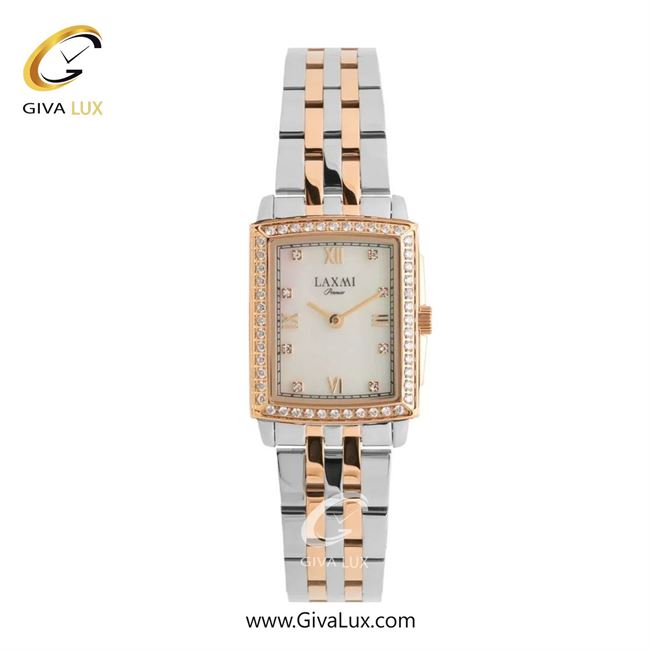 ساعت مچی اورجینال زنانه لاکسمی رزگلد | رزگلد-نقره ای| سفید| کد رفرنس 8826-5