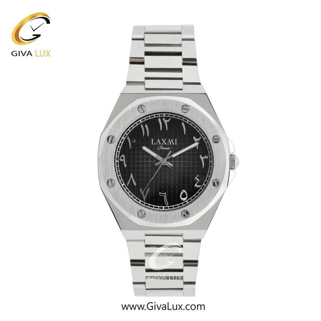 ساعت مچی اورجینال مردانه لاکسمی نقره ای | نقره ای| مشکی| کد رفرنس 1-8827