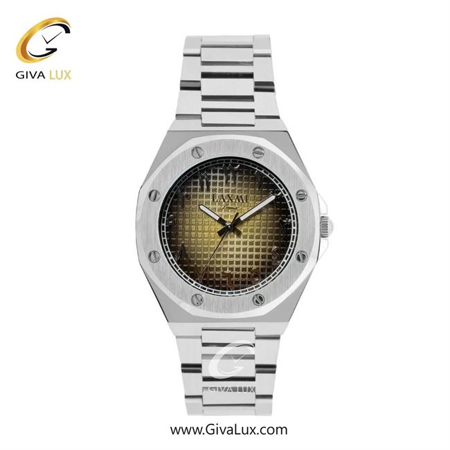 ساعت مچی اورجینال مردانه لاکسمی نقره ای | نقره ای| کرم| کد رفرنس 3-8827