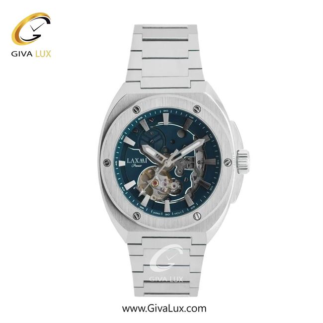 ساعت مچی اورجینال مردانه لاکسمی نقره ای | نقره ای| سرمه ای| کد رفرنس 5-8830