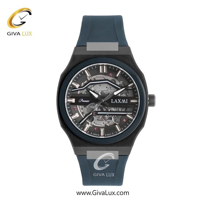 ساعت مچی اورجینال مردانه لاکسمی مشکی-سرمه ای | سرمه ای| دودی|تیتانیوم| کد رفرنس 8832-3