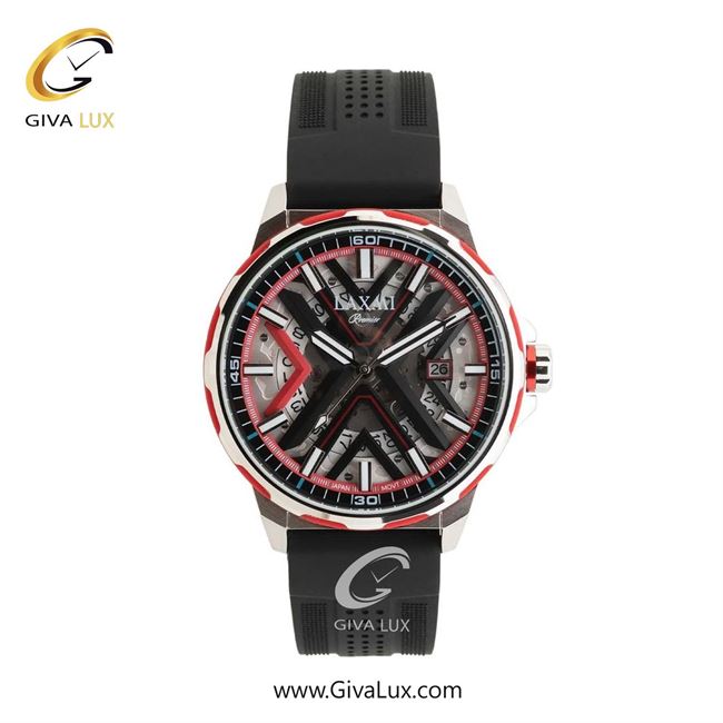 ساعت مچی اورجینال مردانه لاکسمی نقره ای | مشکی| دودی|تیتانیوم| کد رفرنس 8833-1