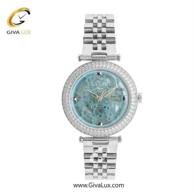 ساعت مچی اورجینال زنانه لاکسمی نقره ای | نقره ای| آبی| کد رفرنس 8836-1