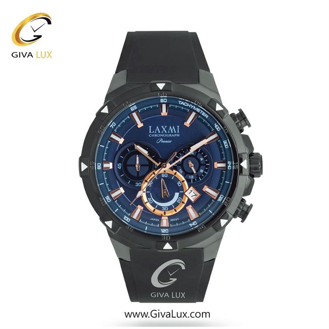 ساعت مچی اورجینال مردانه لاکسمی سه موتوره کرنوگراف مشکی | مشکی| سرمه ای| کد رفرنس 5-8908