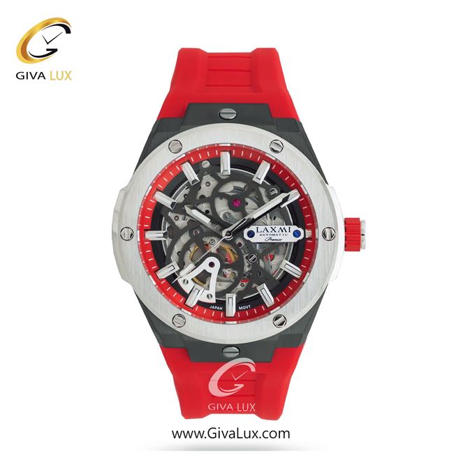 ساعت مچی اورجینال مردانه لاکسمی مشکی-نقره ای | قرمز| مشکی-نقره ای-قرمز| کد رفرنس 2-8910