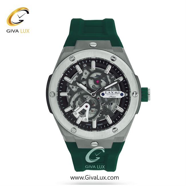ساعت مچی اورجینال مردانه لاکسمی تیتانیوم | سبز| مشکی-نقره ای| کد رفرنس 4-8910
