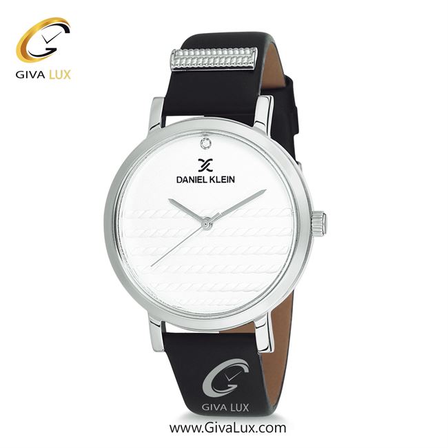 ساعت مچی اورجینال زنانه دنیل کلین نقره ای | مشکی| نقره ای-گلدار/طرحدار| کد رفرنس DK12054-1
