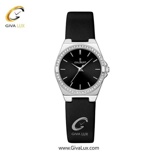 ساعت مچی اورجینال زنانه کلبرت COLBERT نقره ای | مشکی| مشکی| کد رفرنس 0330L