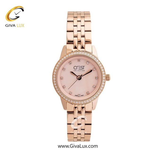 ساعت مچی اورجینال زنانه کرست رزگلد | رزگلد| رزگلد| کد رفرنس Crest 9010-1