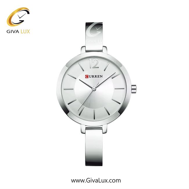 ساعت مچی اورجینال زنانه کارن (کورن) curren نقره ای | نقره ای| نقره ای| کد رفرنس 9012SL