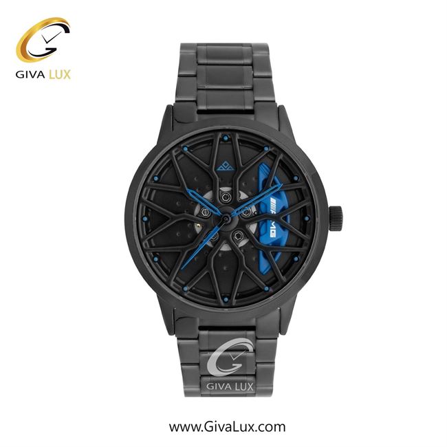 ساعت مچی اورجینال مردانه کرست مشکی | مشکی| آبی-مشکی| کد رفرنس Crest 9015-2