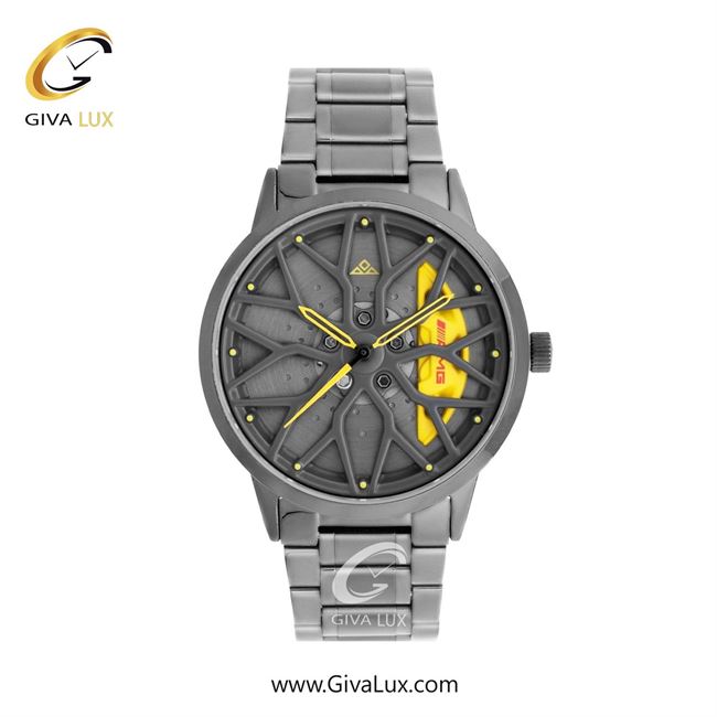 ساعت مچی اورجینال مردانه کرست تیتانیوم | تیتانیوم(زغالی)| دودی|تیتانیوم-زرد| کد رفرنس Crest 9015-3