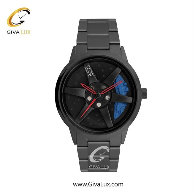 ساعت مچی اورجینال مردانه کرست مشکی | مشکی| مشکی-آبی| کد رفرنس Crest 9016-2