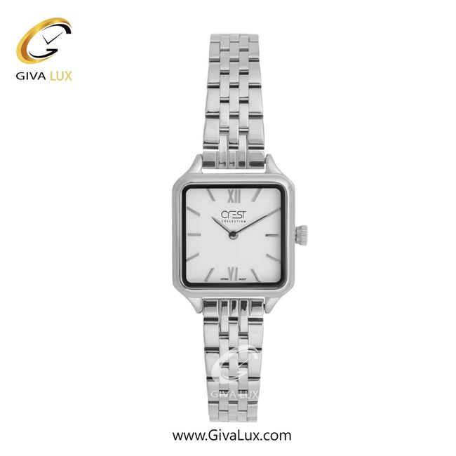 ساعت مچی اورجینال زنانه کرست نقره ای | نقره ای| سفید| کد رفرنس Crest 9046-1