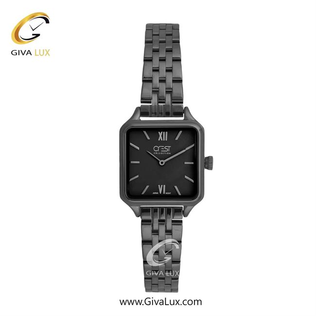 ساعت مچی اورجینال زنانه کرست مشکی | مشکی| مشکی| کد رفرنس Crest 9046-5