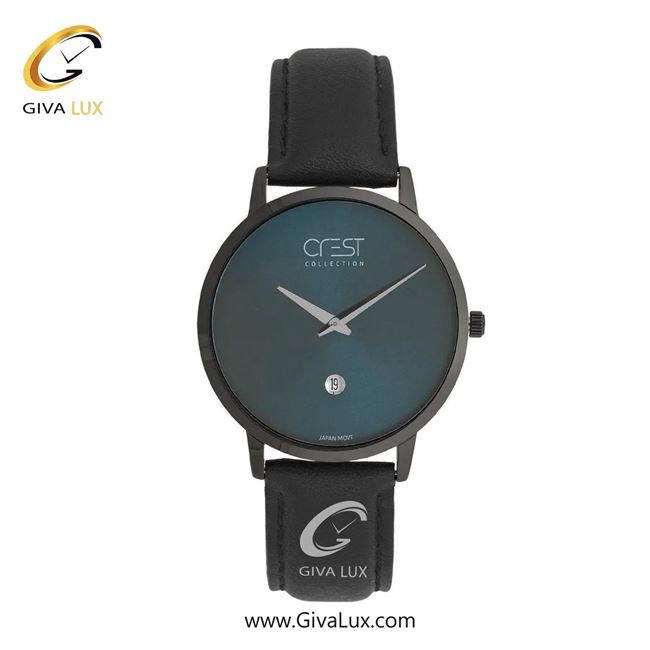 ساعت مچی اورجینال زنانه کرست | Crest  مشکی | مشکی| سرمه ای| کد رفرنس Crest 9078-5