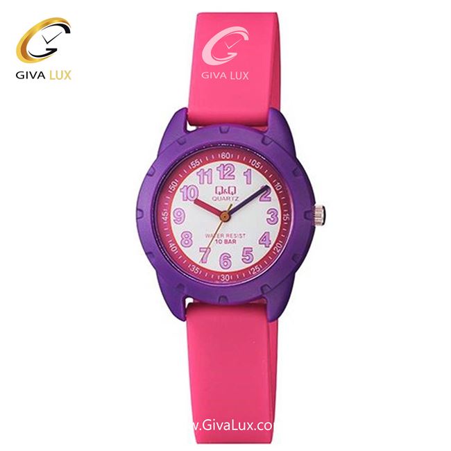 ساعت مچی اورجینال کیو اند کیو بچه گانه بنفش | صورتی | صورتی | کد رفرنس VR97J003Y