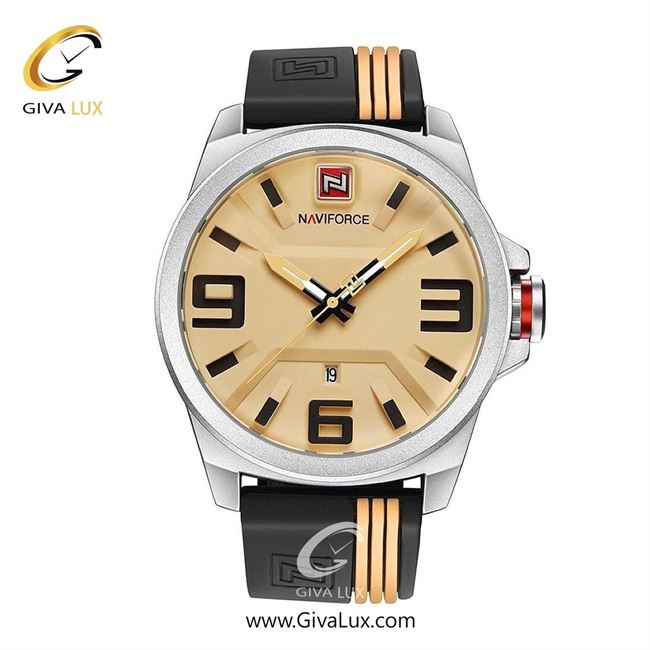 ساعت مچی اورجینال مردانه ناوی فورس|Naviforce|نوی فورس|نیوی فورس نقره ای | کرم-مشکی| کرم| کد رفرنس NF9098 S/Y/B