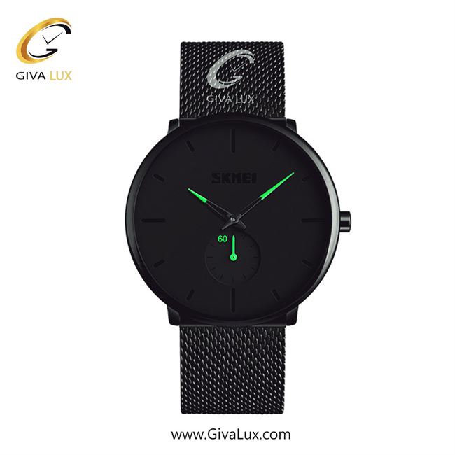 ساعت مچی اورجینال مردانه اسکمی (Skmei) مشکی | مشکی| مشکی-سبز| کد رفرنس 9185GN
