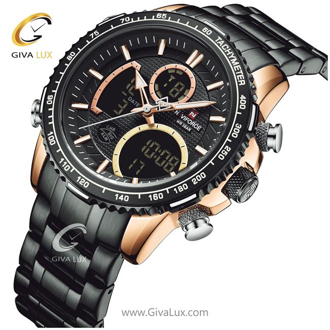 ساعت مچی مردانه بند فلزی نوی فورس NF9182 9182RGB1.jpg