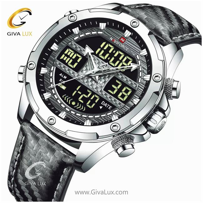 ساعت مچی مردانه بند چرمی ناوی فورس مدل NF9194 9194sgygy2.jpg