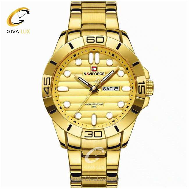 ساعت مچی مردانه بند فلزی ناوی فورس مدل NF9198