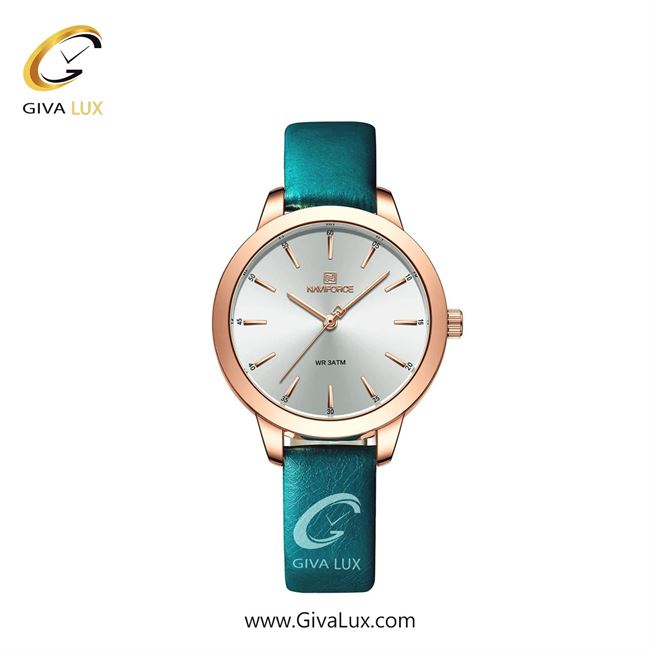 ساعت مچی اورجینال زنانه ناوی فورس|Naviforce|نوی فورس|نیوی فورس رزگلد | سبز| نقره ای| کد رفرنس NF 5024