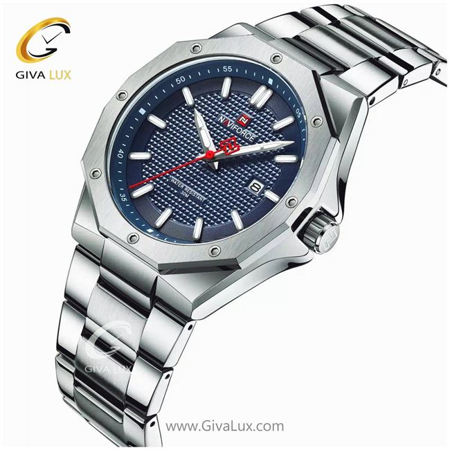 ساعت مچی مردانه بندفلزی سیلور ناوی فورس مدل 9200 9200SSBE1.jpg