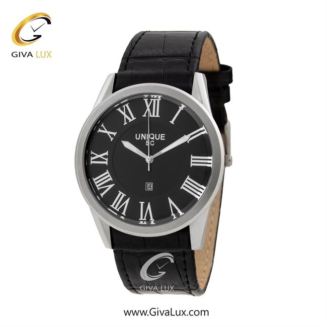 ساعت مچی اورجینال مردانه یونیک نقره ای | مشکی| مشکی| کد رفرنس S402