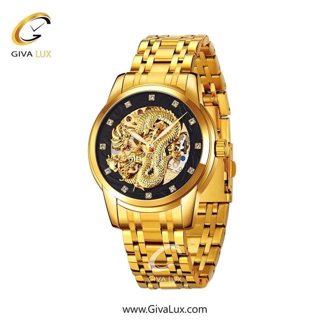 ساعت مچی اورجینال مردانه اسکمی (Skmei) طلایی | طلایی| مشکی-طلایی-گلدار/طرحدار| کد رفرنس 9310