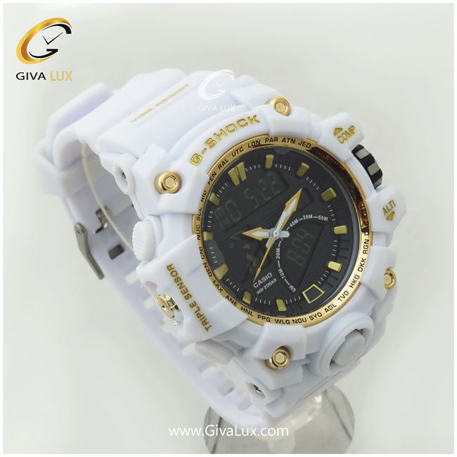 ساعت اسپرت کاسیو جی شاک سفید