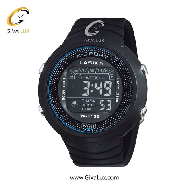 ساعت مچی اورجینال زنانه-بچه گانه لاسیکا مشکی | مشکی| مشکی-آبی کاربنی| کد رفرنس 130BKBUU