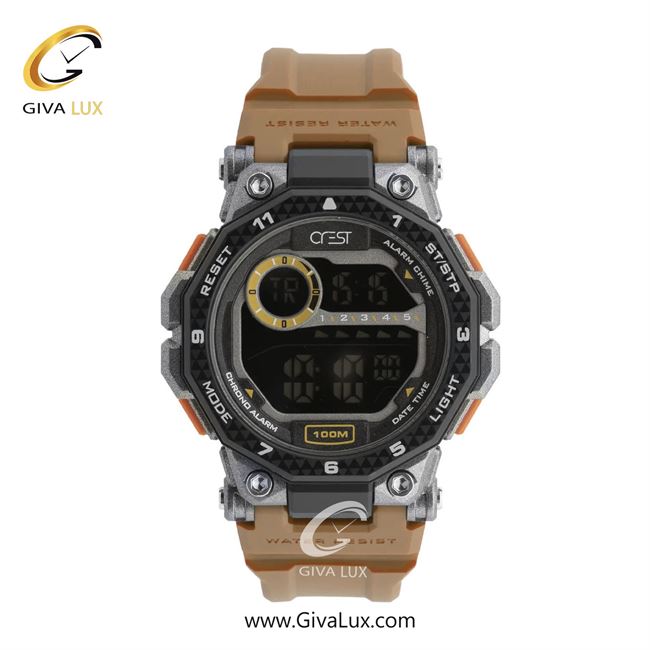 ساعت مچی اورجینال مردانه کرست مشکی-نقره ای | بژ -کرم| مشکی| کد رفرنس Crest 9506-2