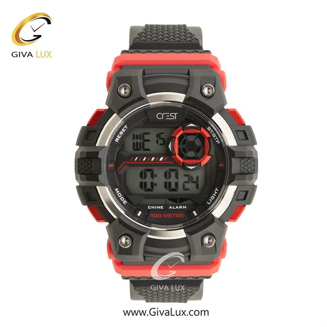 ساعت مچی اورجینال مردانه کرست مشکی | مشکی| مشکی| کد رفرنس Crest 9507-1