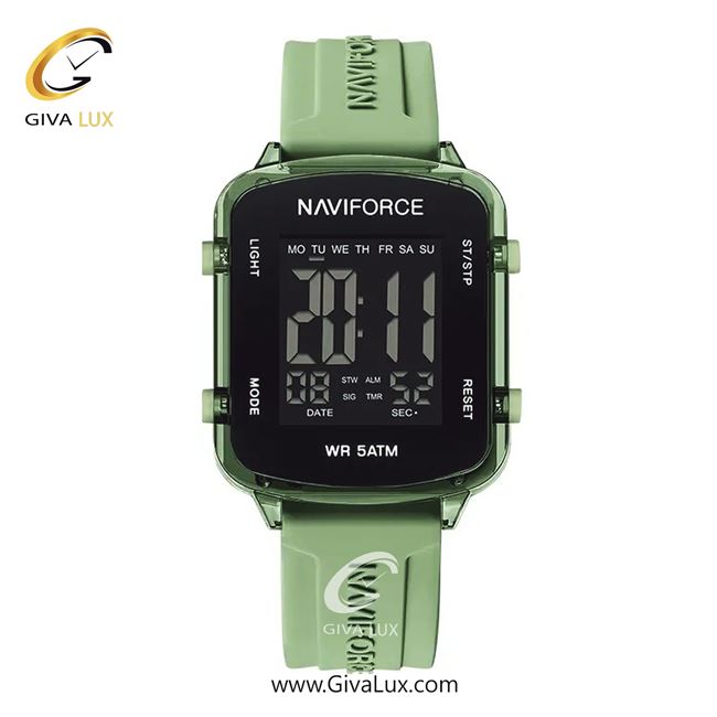 ساعت مچی اورجینال یونیسکس-اسپرت ناوی فورس|Naviforce|نوی فورس|نیوی فورس سبز | سبز| مشکی| کد رفرنس NF7120 GN/GN