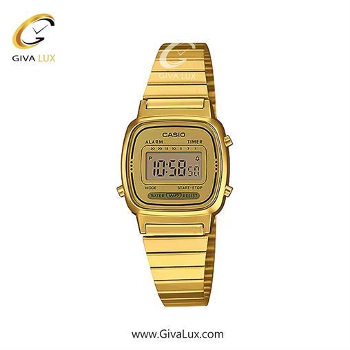 ساعت مچی اورجینال زنانه کاسیو Casio طلایی | طلایی| طلایی| کد رفرنس LA670WGA-9D
