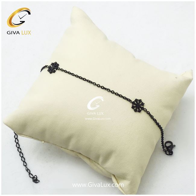 پابند زنانه مشکی طرح برف 