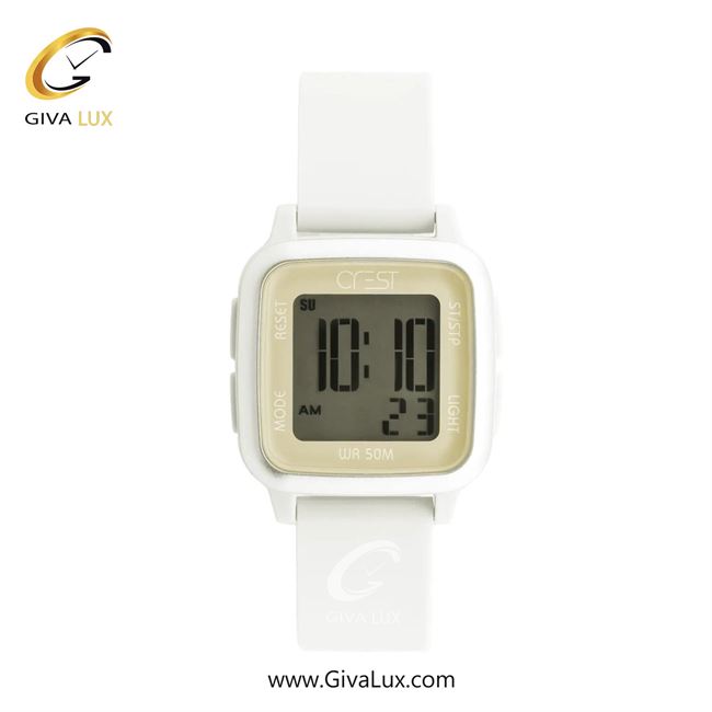 ساعت مچی اورجینال زنانه کرست نقره ای-سفید | سفید| کرم-سفید| کد رفرنس Crest 9515-2