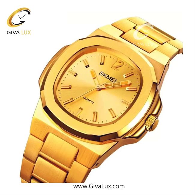 ساعت مچی اورجینال مردانه اسکمی (Skmei) طلایی | طلایی| طلایی| کد رفرنس 1794