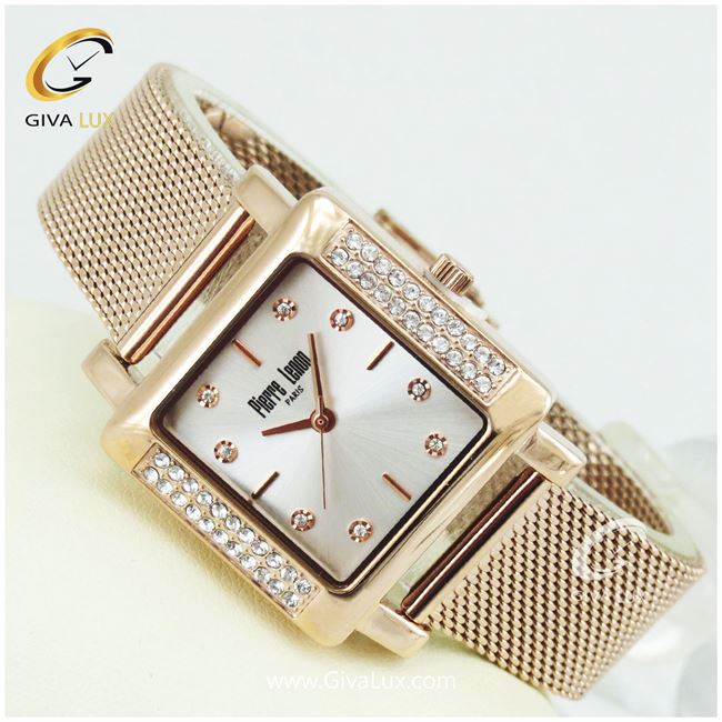 ساعت مچی اورجینال زنانه پییر لنون رزگلد | رزگلد| نقره ای| کد رفرنس PL-0125