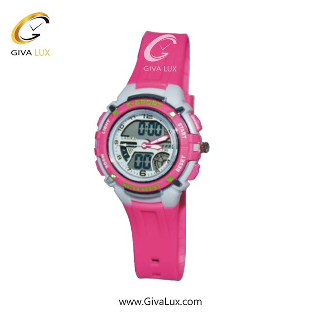 ساعت مچی اورجینال زنانه-بچه گانه لاسیکا صورتی-سفید | صورتی| مشکی| کد رفرنس 96PK