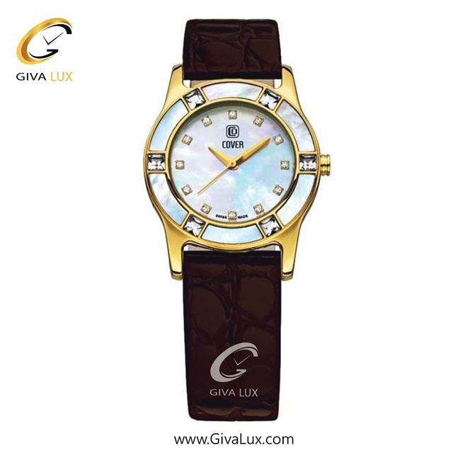 ساعت مچی اورجینال زنانه کاور طلایی | قهوه ای| هفت رنگ| کد رفرنس CO99.08