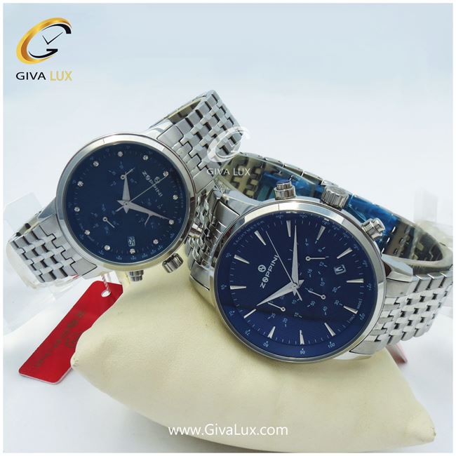 ست ساعت فول استیل سه موتوره زوپینی 