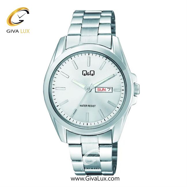ساعت مچی اورجینال مردانه کیو اند کیو Q&Q نقره ای | نقره ای| نقره ای| کد رفرنس A05A-003PY