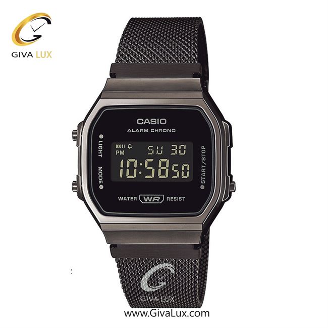 ساعت مچی اورجینال یونیسکس-مردانه-زنانه کاسیو Casio تیتانیوم | مشکی| مشکی| کد رفرنس A168WEMB-1BDF