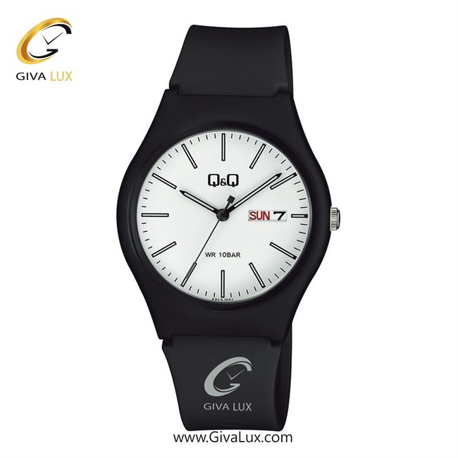 ساعت مچی اورجینال مردانه کیو اند کیو Q&Q مشکی | مشکی| سفید| کد رفرنس A212J001Y