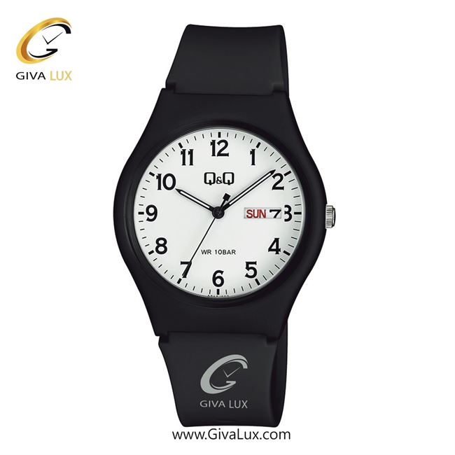 ساعت مچی اورجینال مردانه کیو اند کیو Q&Q مشکی | مشکی| سفید| کد رفرنس A212J003Y