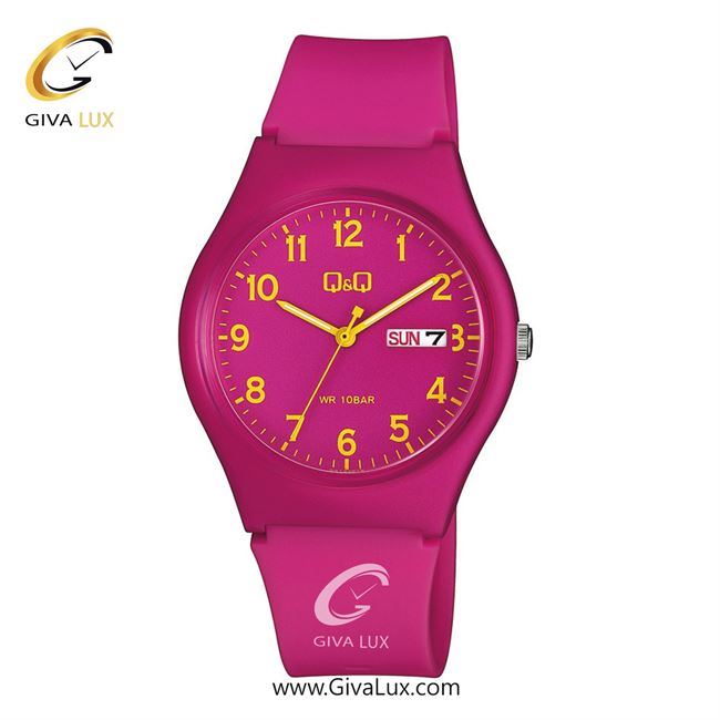 ساعت مچی اورجینال زنانه کیو اند کیو Q&Q سرخابی | سرخابی| سرخابی| کد رفرنس A212J010Y