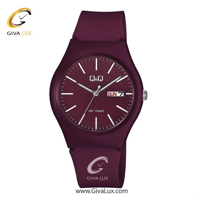 ساعت مچی اورجینال زنانه کیو اند کیو Q&Q زرشکی | زرشکی| زرشکی| کد رفرنس A212J011Y